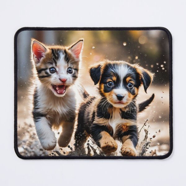 Item preview, Puppy & Kitten playing designed and sold by tatty58.