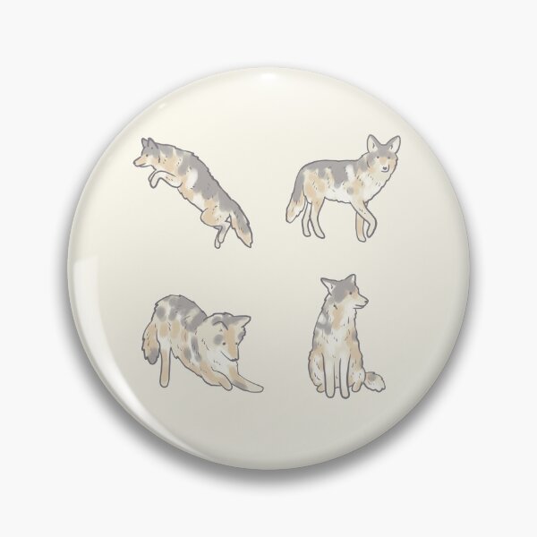 Item preview, Cute Coyote art pack designed and sold by Mayarart.