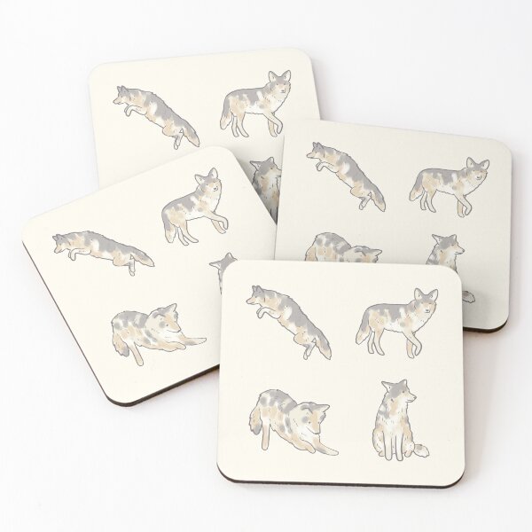 Item preview, Cute Coyote art pack designed and sold by Mayarart.