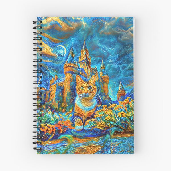 Item preview, Abstraction of castle and cat. DeepDream designed and sold by blackhalt.