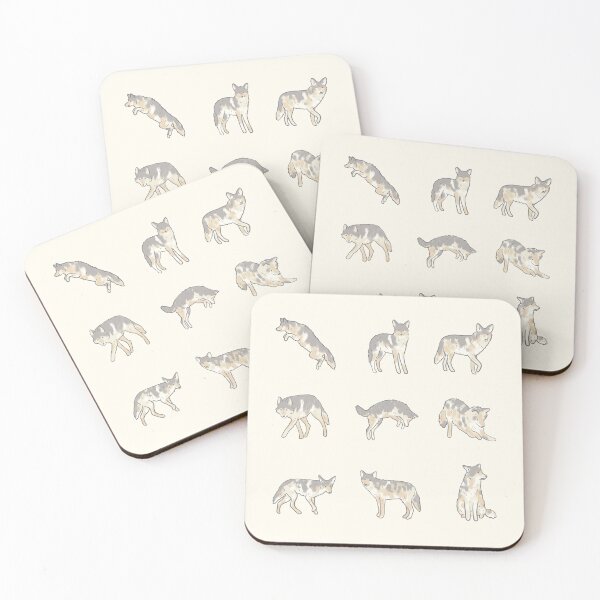 Item preview, Coyote illustration pack designed and sold by Mayarart.