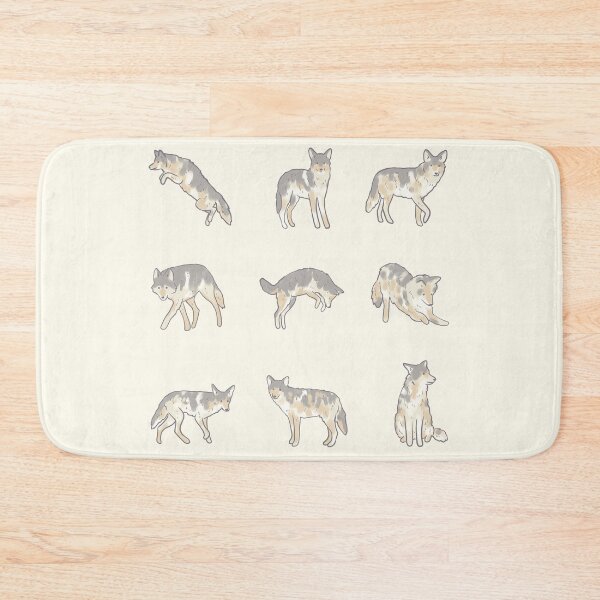 Item preview, Coyote illustration pack designed and sold by Mayarart.