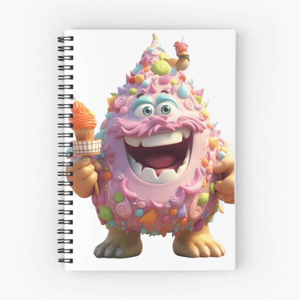 Item preview, Delightful Charming Ice Cream Monster designed and sold by mazur301.