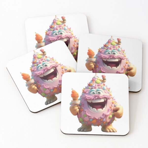 Item preview, Delightful Charming Ice Cream Monster designed and sold by mazur301.