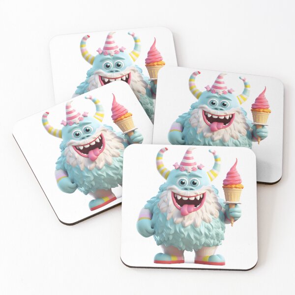 Item preview, Delightful Charming Ice Cream Monster designed and sold by mazur301.