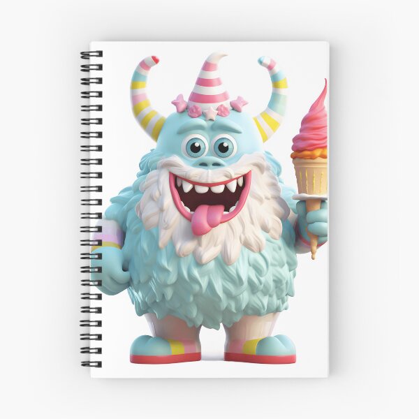 Item preview, Delightful Charming Ice Cream Monster designed and sold by mazur301.