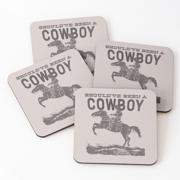 Item preview, Should’ve Been a Cowboy, Toby Lyrics designed and sold by Teal-Sundaze.