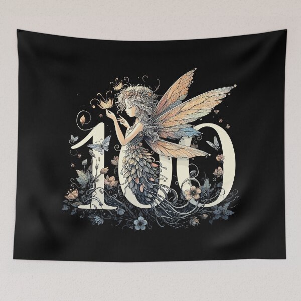Item preview, 100 years fairy elf sweet birthday gift designed and sold by Pineapple-Tree.
