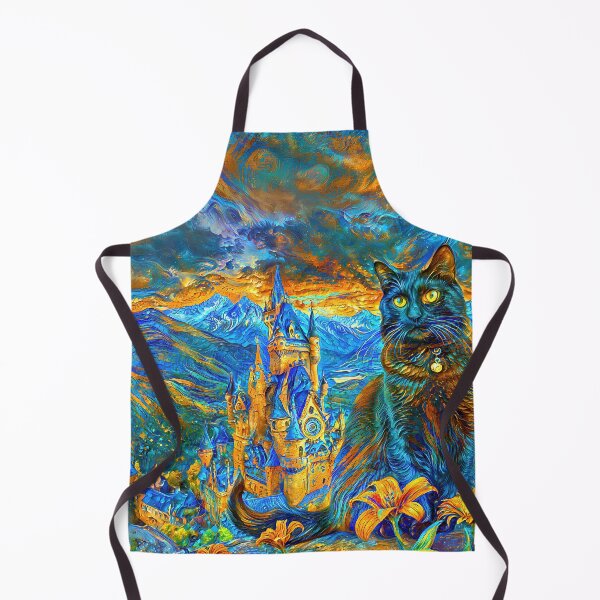 Item preview, Abstraction of castle and cat. DeepDream designed and sold by blackhalt.