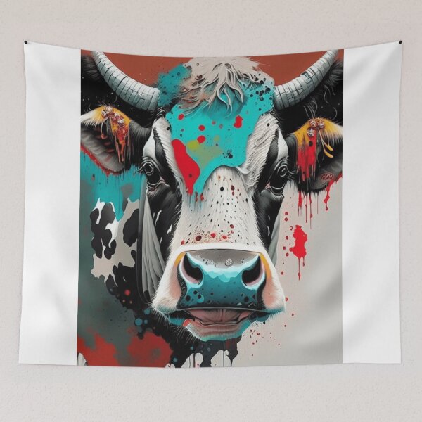 Item preview, The Colorful Cow designed and sold by BiancaDPetals.