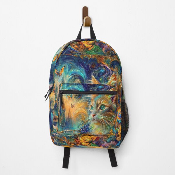 Item preview, Abstraction of castle and cat. DeepDream designed and sold by blackhalt.