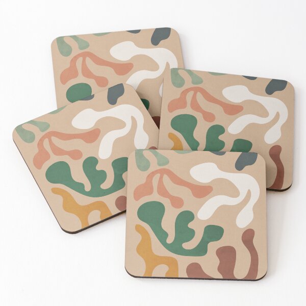 Item preview, Captivating Abstract Leaf, Warm Tones designed and sold by technicolorable_art.