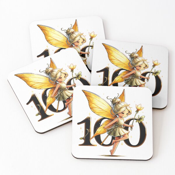 Item preview, 100 years fairy elf sweet gold birthday gift designed and sold by Pineapple-Tree.