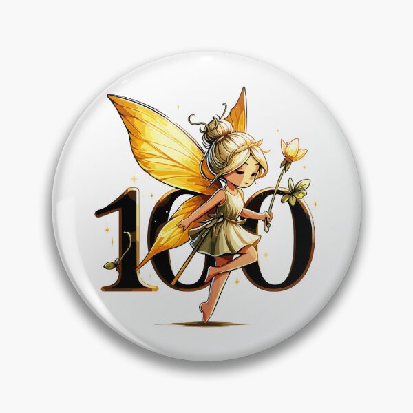 Item preview, 100 years fairy elf sweet gold birthday gift designed and sold by Pineapple-Tree.