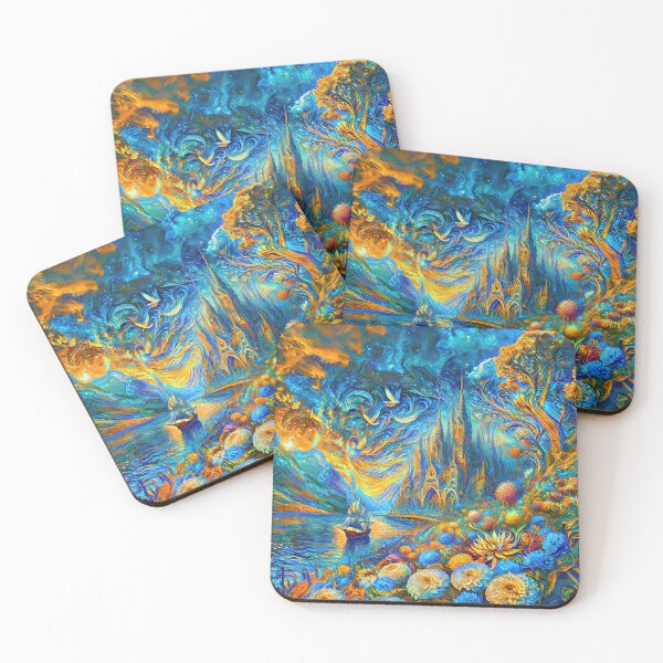 Item preview, Abstraction of castle and cat. DeepDream designed and sold by blackhalt.