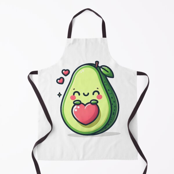 Item preview, Kawaii Avocado With A Love Heart designed and sold by CanvasCutie.