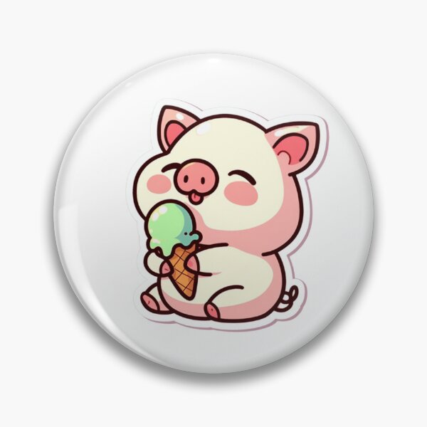 Item preview, Little Pink Piggy with ice creame designed and sold by BestTshirtArt.