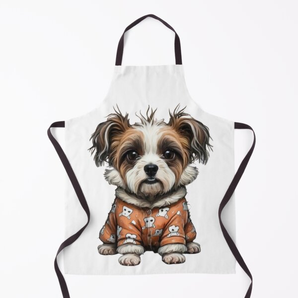Item preview, A dog wearing pajamas with messy hair designed and sold by ASSNZA.