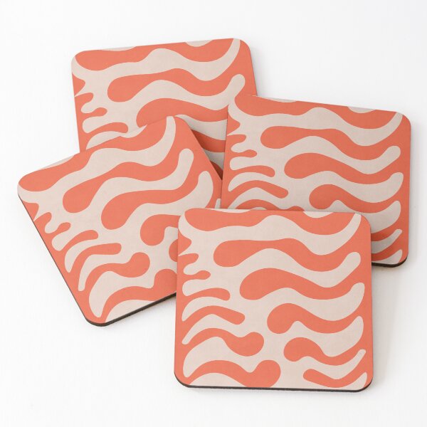Item preview, Organic Minimalist Floral, Leaf Shapes, Red designed and sold by technicolorable_art.