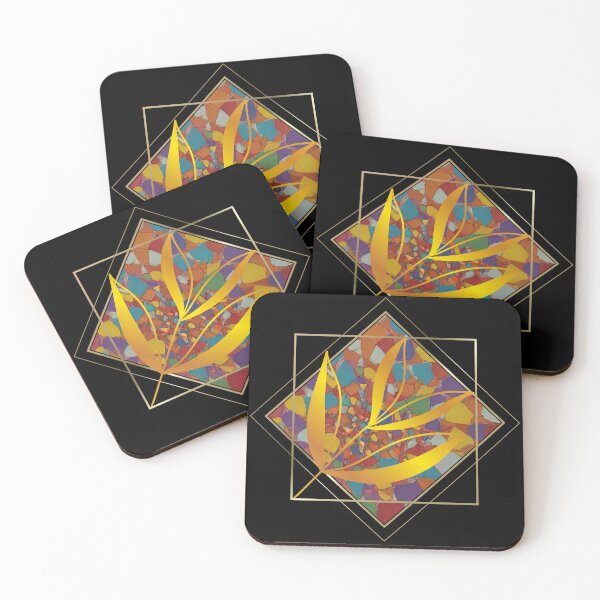 Item preview, ABSTRACT GEOMETRIC GOLD DESIGN designed and sold by asudesign.