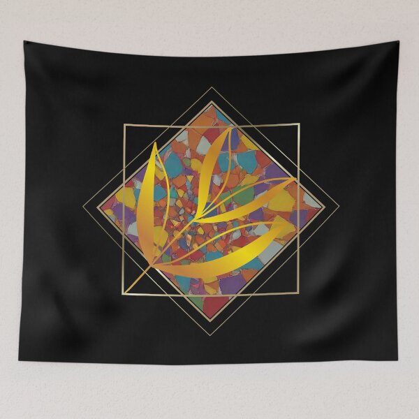 Item preview, ABSTRACT GEOMETRIC GOLD DESIGN designed and sold by asudesign.