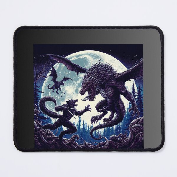 Item preview, Monsters in Battle mousepad. designed and sold by MICKSPIKS.
