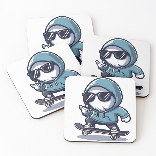 Item preview, Kawaii Ghost Hunter: Wearing Sunglasses And A Hoodie designed and sold by CanvasCutie.