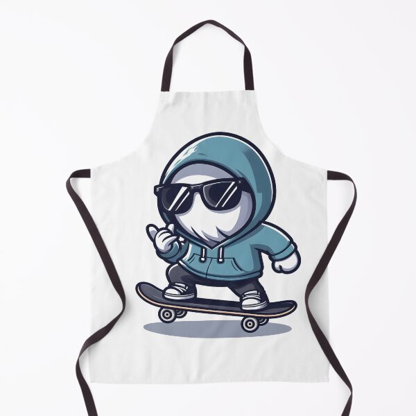 Item preview, Kawaii Ghost Hunter: Wearing Sunglasses And A Hoodie designed and sold by CanvasCutie.