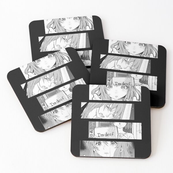 Item preview, Shouko Nishimiya A Silent Voice Manga Stripe Design designed and sold by Wafusaurus.