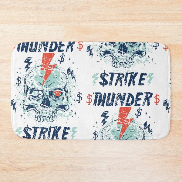 Item preview, Thunder Strike Skull: Bold Typographic Design for Impact designed and sold by DigitalGraphic1.
