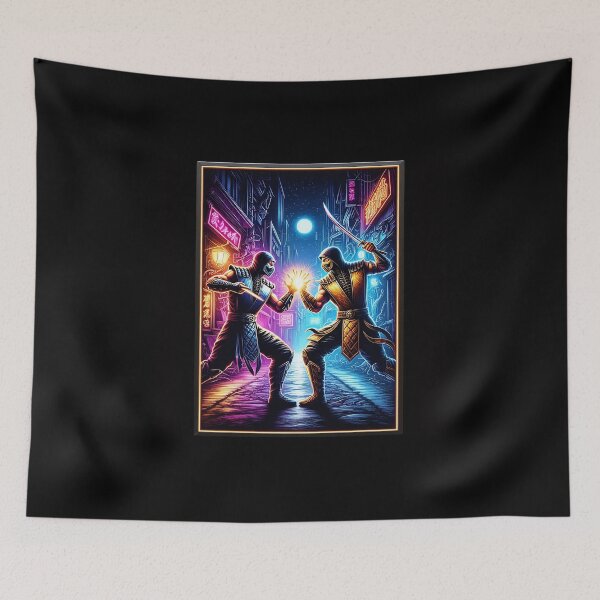 Item preview, Moonlit Melee: Ninjas in the Neon City designed and sold by pumsquare.