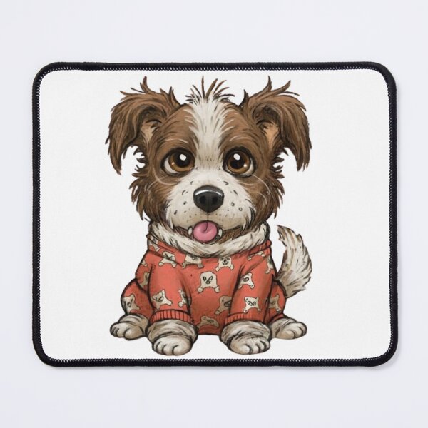 Item preview, A dog wearing pajamas with messy hair designed and sold by ASSNZA.