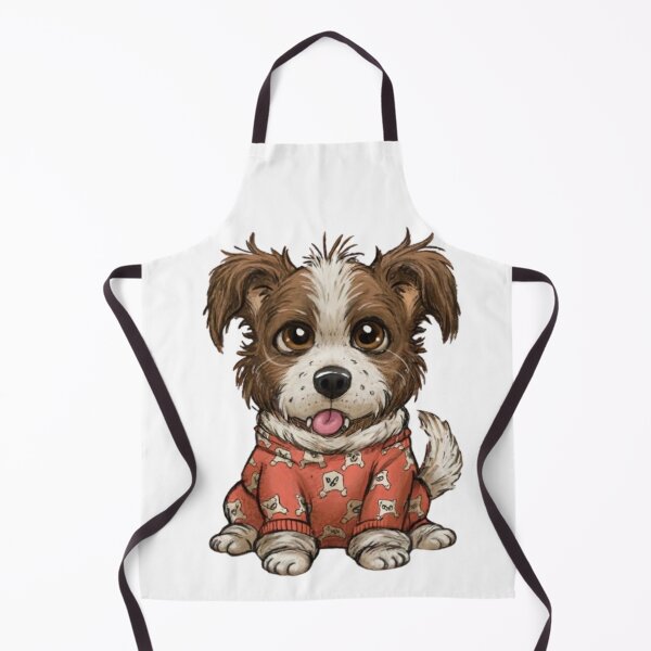 Item preview, A dog wearing pajamas with messy hair designed and sold by ASSNZA.