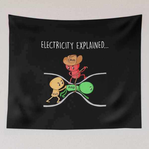 Item preview, Funny Physics Teacher Electricity Explained Science Joke designed and sold by farhanhafeez.