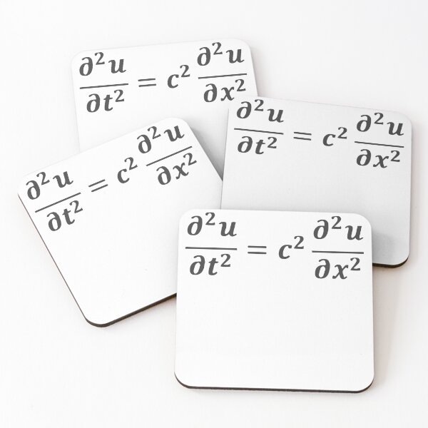 Item preview, Wave Equation Physicist Physics Teacher Acoustic Sound Waves designed and sold by farhanhafeez.