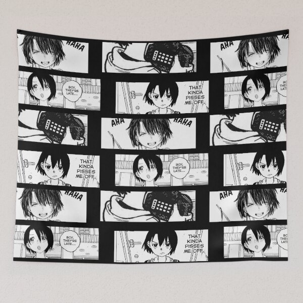 Item preview, Yuzuru Nishimiya A Silent Voice Manga Stripe Design designed and sold by Wafusaurus.