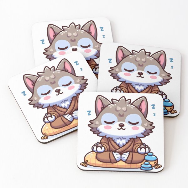 Item preview, Kawaii Precious Werewolf: A Meditation Cushion designed and sold by CanvasCutie.