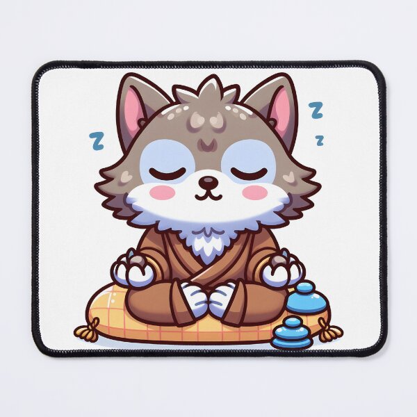 Item preview, Kawaii Precious Werewolf: A Meditation Cushion designed and sold by CanvasCutie.