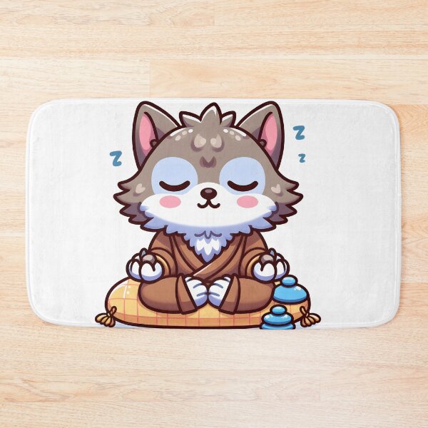 Item preview, Kawaii Precious Werewolf: A Meditation Cushion designed and sold by CanvasCutie.