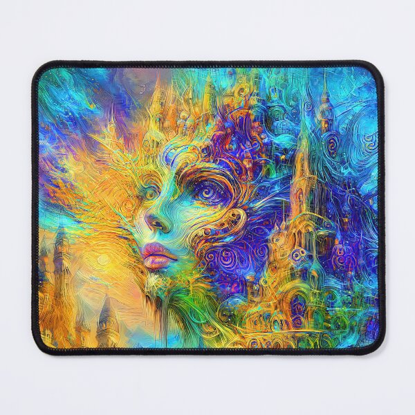 Item preview, Abstraction of castle. DeepDream designed and sold by blackhalt.