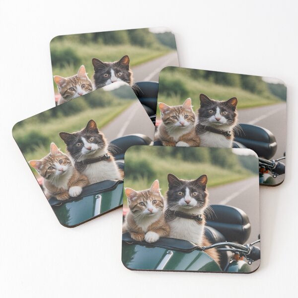 Item preview, Two cats in a sidecar. designed and sold by tatty58.