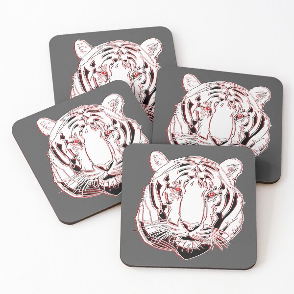 Item preview, Chinese Tiger Head Feline portrait Wildcat face angry designed and sold by 4rpixs.