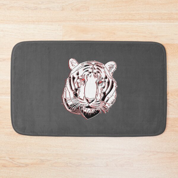 Item preview, Chinese Tiger Head Feline portrait Wildcat face angry designed and sold by 4rpixs.