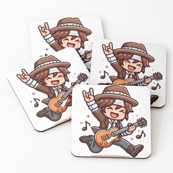 Item preview, Kawaii Rockstar: Guitar designed and sold by CanvasCutie.