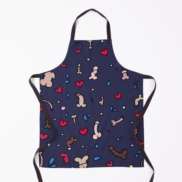 Aperçu de l'œuvre Petits pénis motif bleu mignon créée et vendue par boobland.