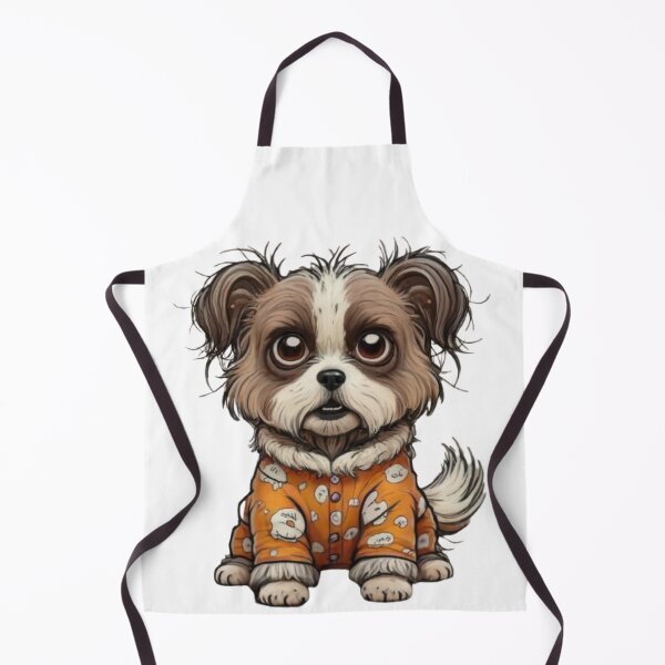 Item preview, A dog wearing pajamas with messy hair designed and sold by ASSNZA.