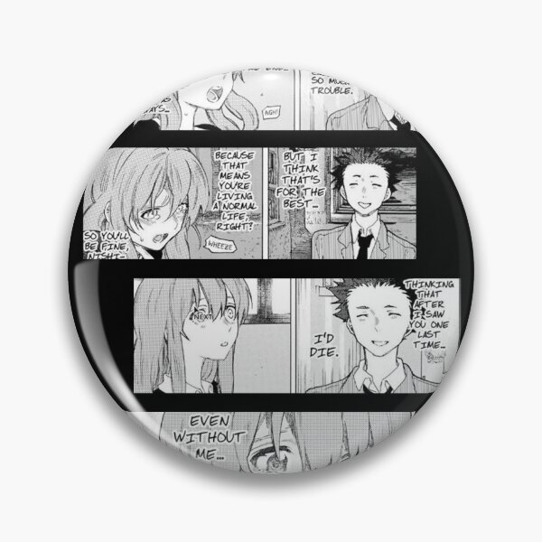 Item preview, Shoya and Shouko A Silent Voice Manga Stripe Design designed and sold by Wafusaurus.