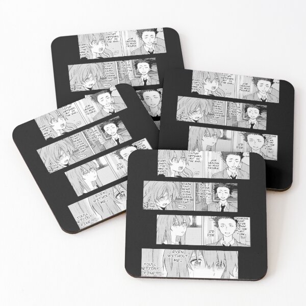 Item preview, Shoya and Shouko A Silent Voice Manga Stripe Design designed and sold by Wafusaurus.