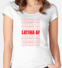 Camiseta entallada de cuello ancho LATINA AF