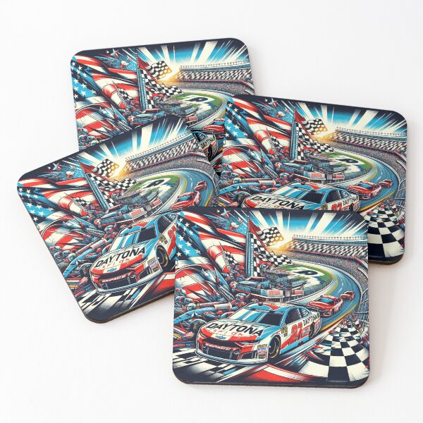 Item preview, Daytona 500 inspired design for race fans designed and sold by Red, White & Blue Glory.